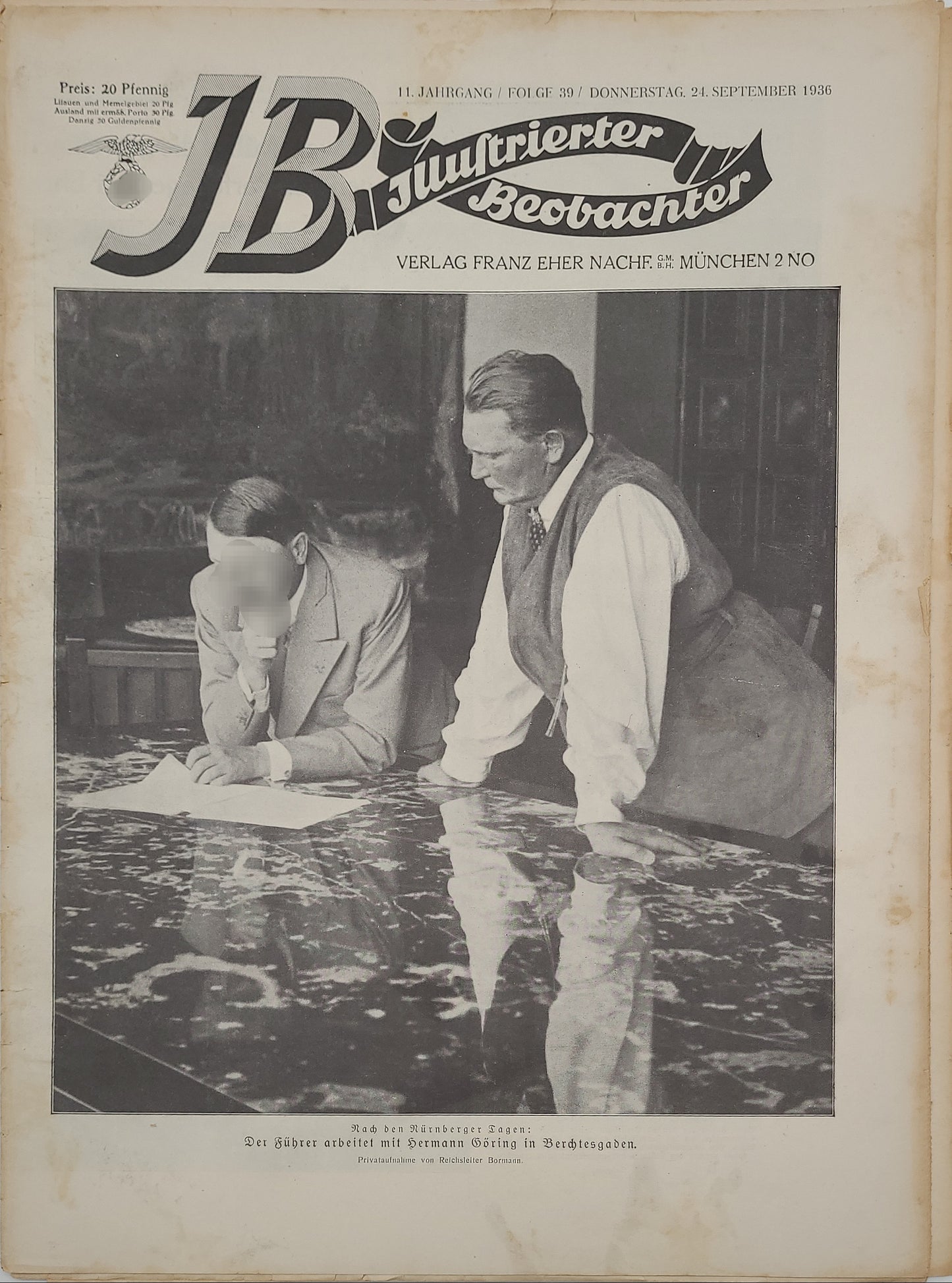 Illustrierter Beobachter 1936 (Auswahl)