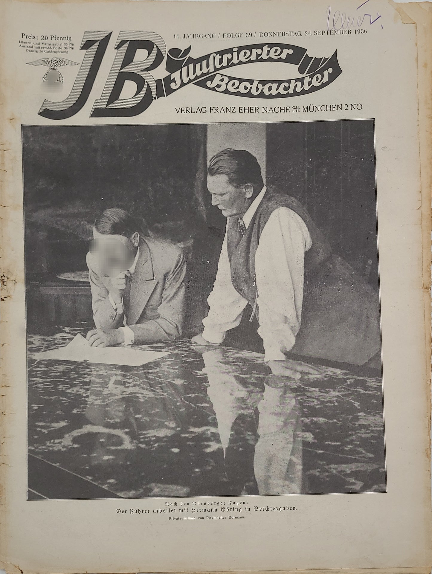 Illustrierter Beobachter 1936 (Auswahl)