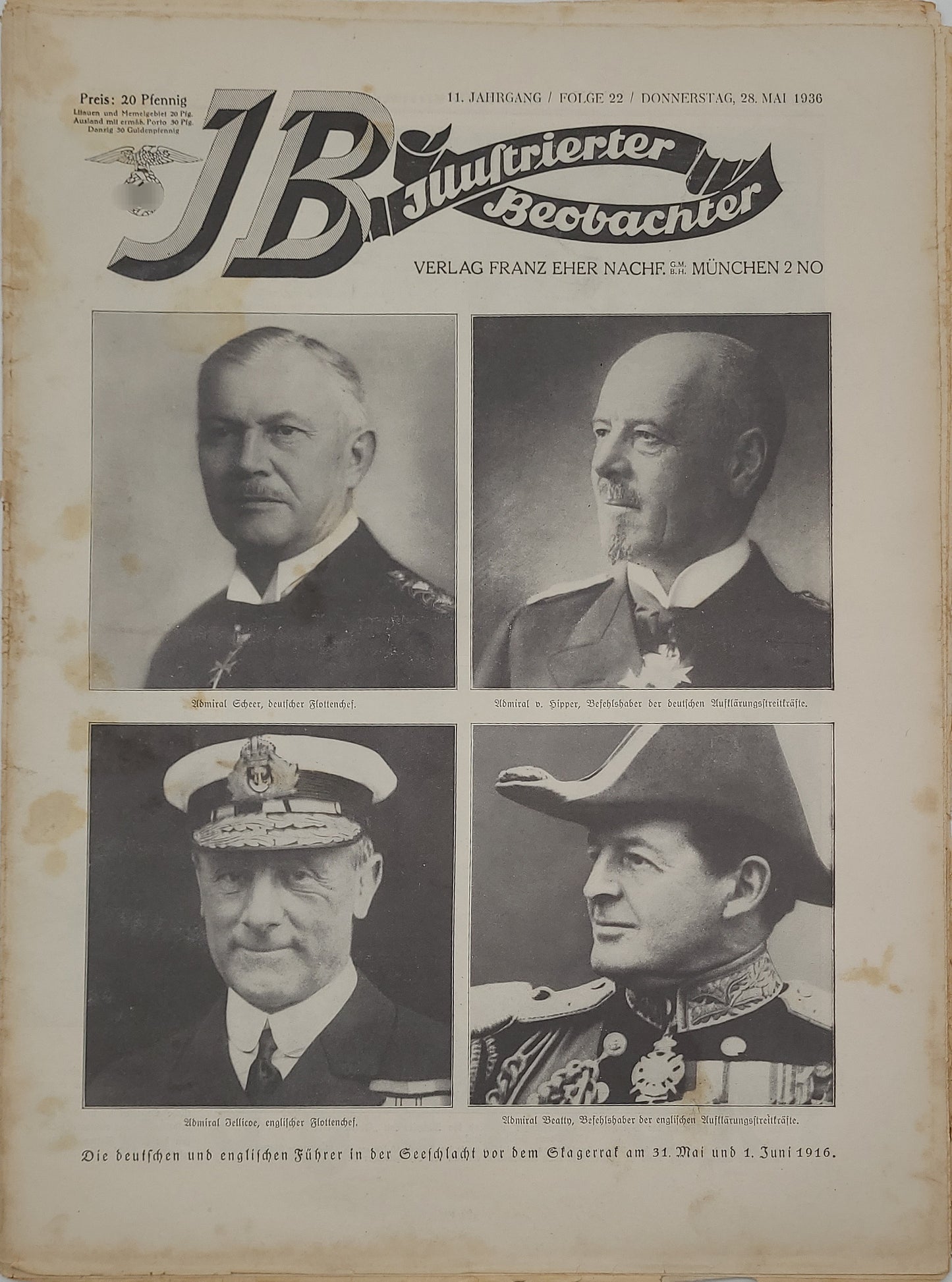Illustrierter Beobachter 1936 (Auswahl)