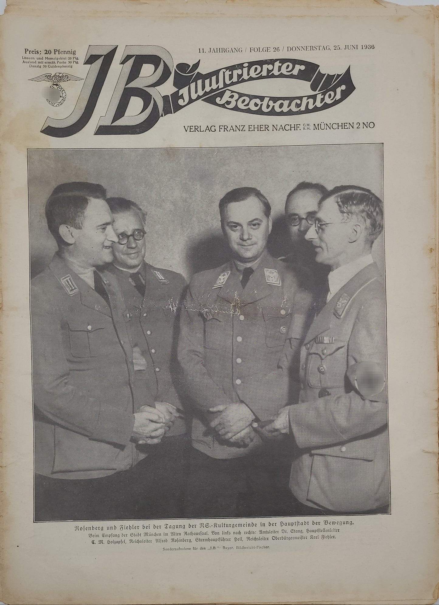 Illustrierter Beobachter 1936 (Auswahl)