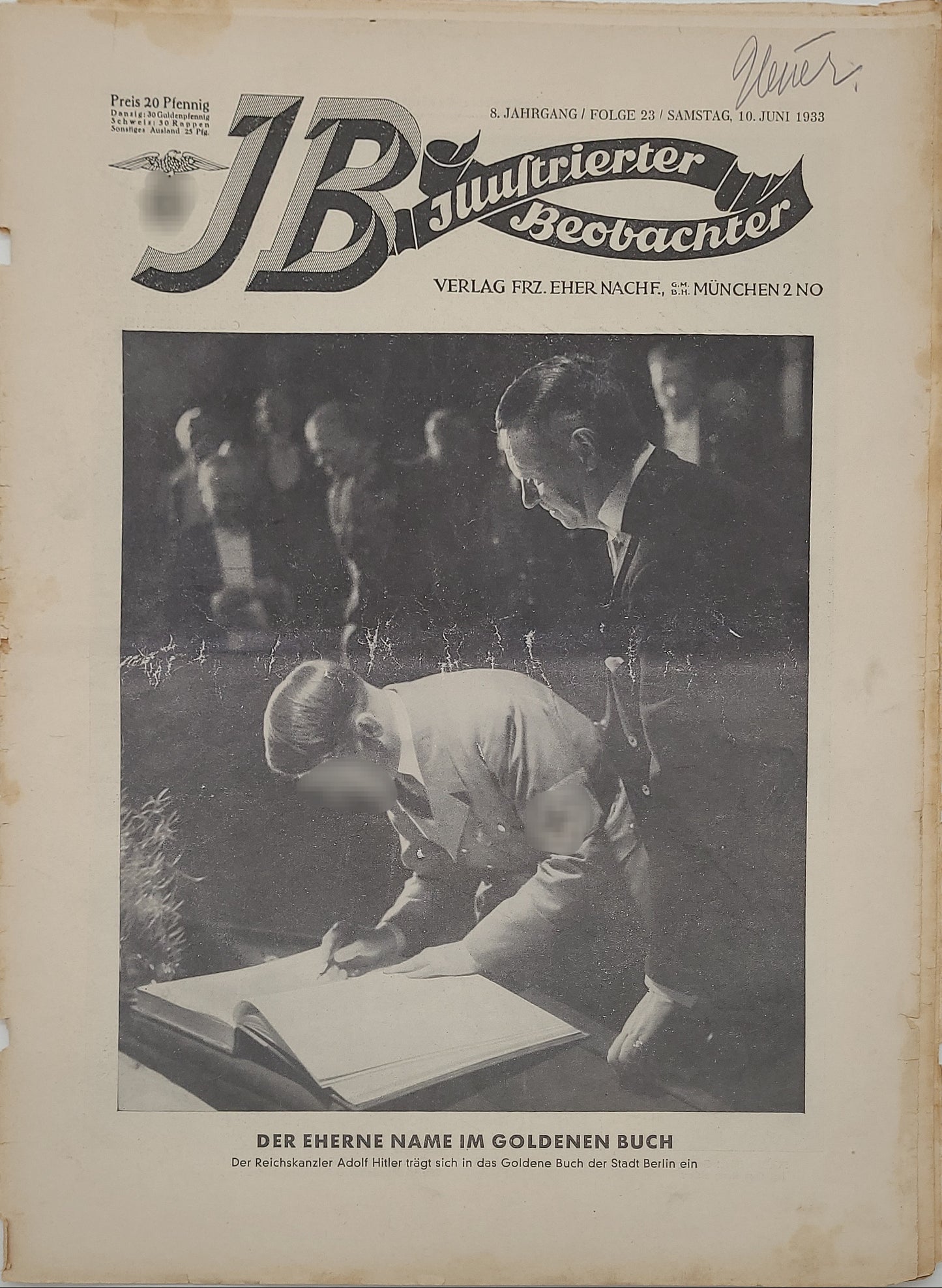 Illustrierter Beobachter 1933 (Auswahl)