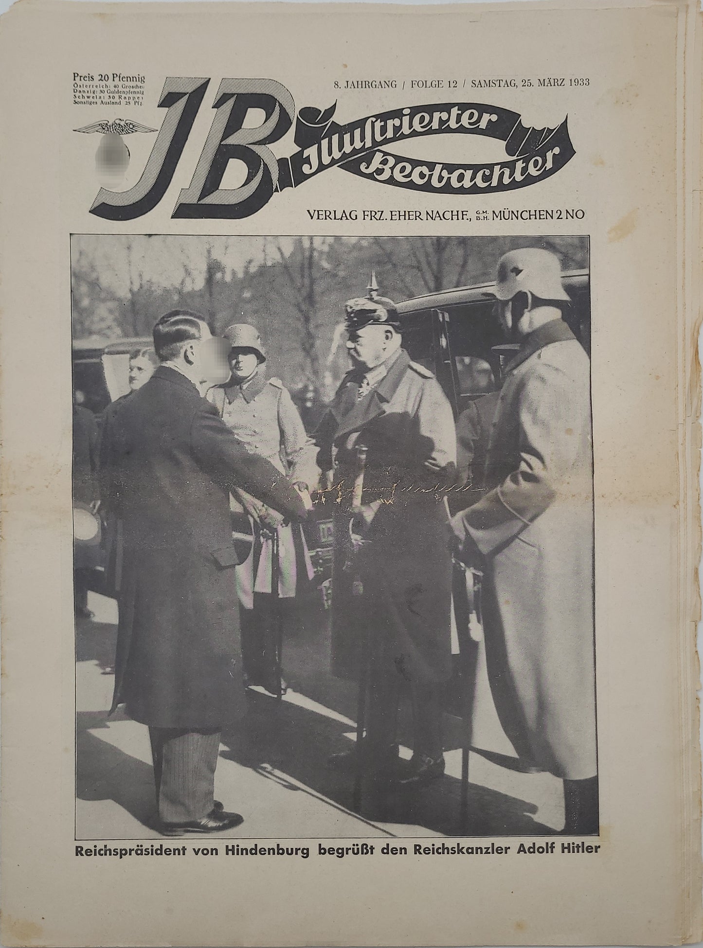 Illustrierter Beobachter 1933 (Auswahl)