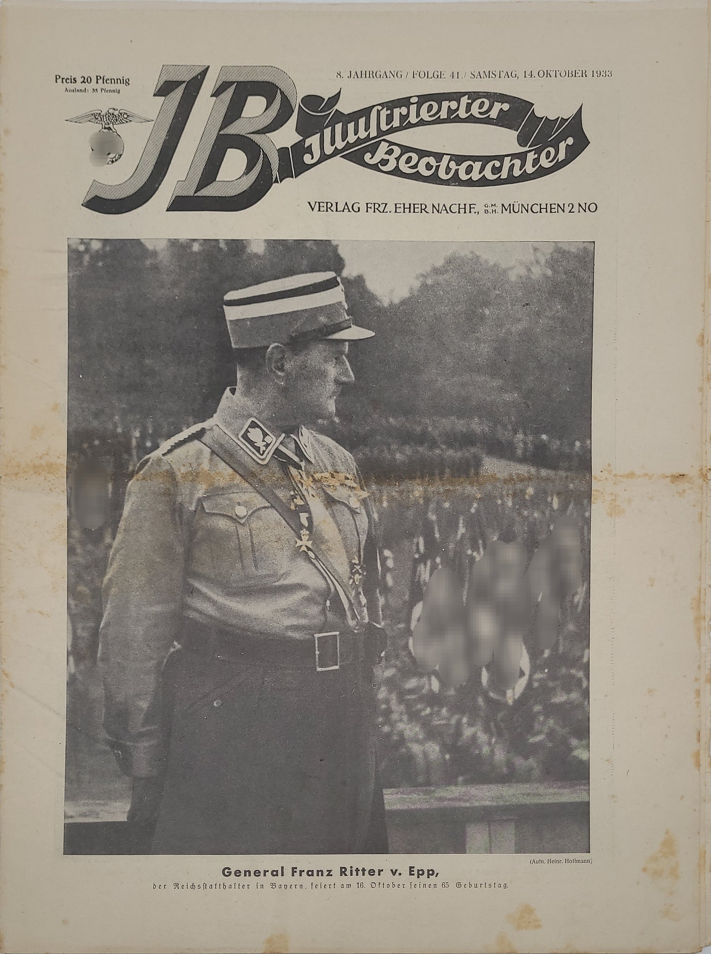 Illustrierter Beobachter 1933 (Auswahl)