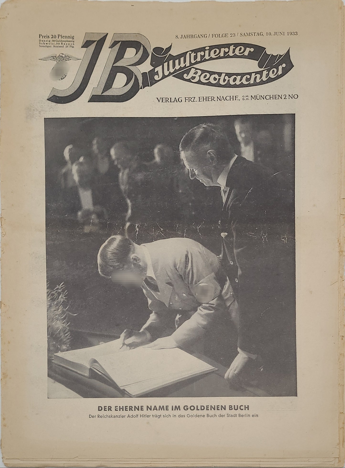 Illustrierter Beobachter 1933 (Auswahl)