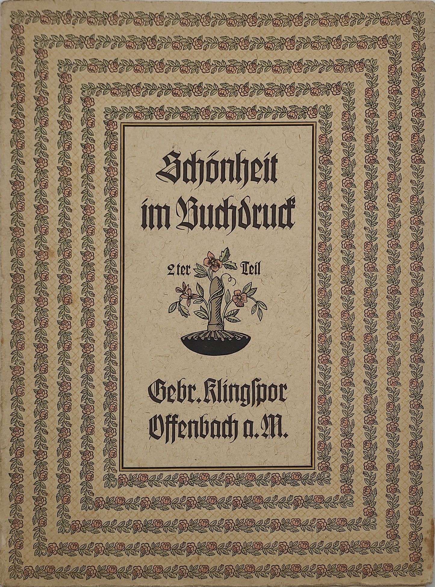 Schönheit im Buchdruck (Typographie)