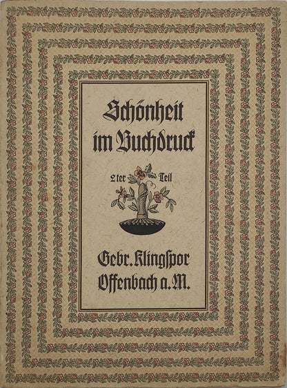 Schönheit im Buchdruck (Typographie)