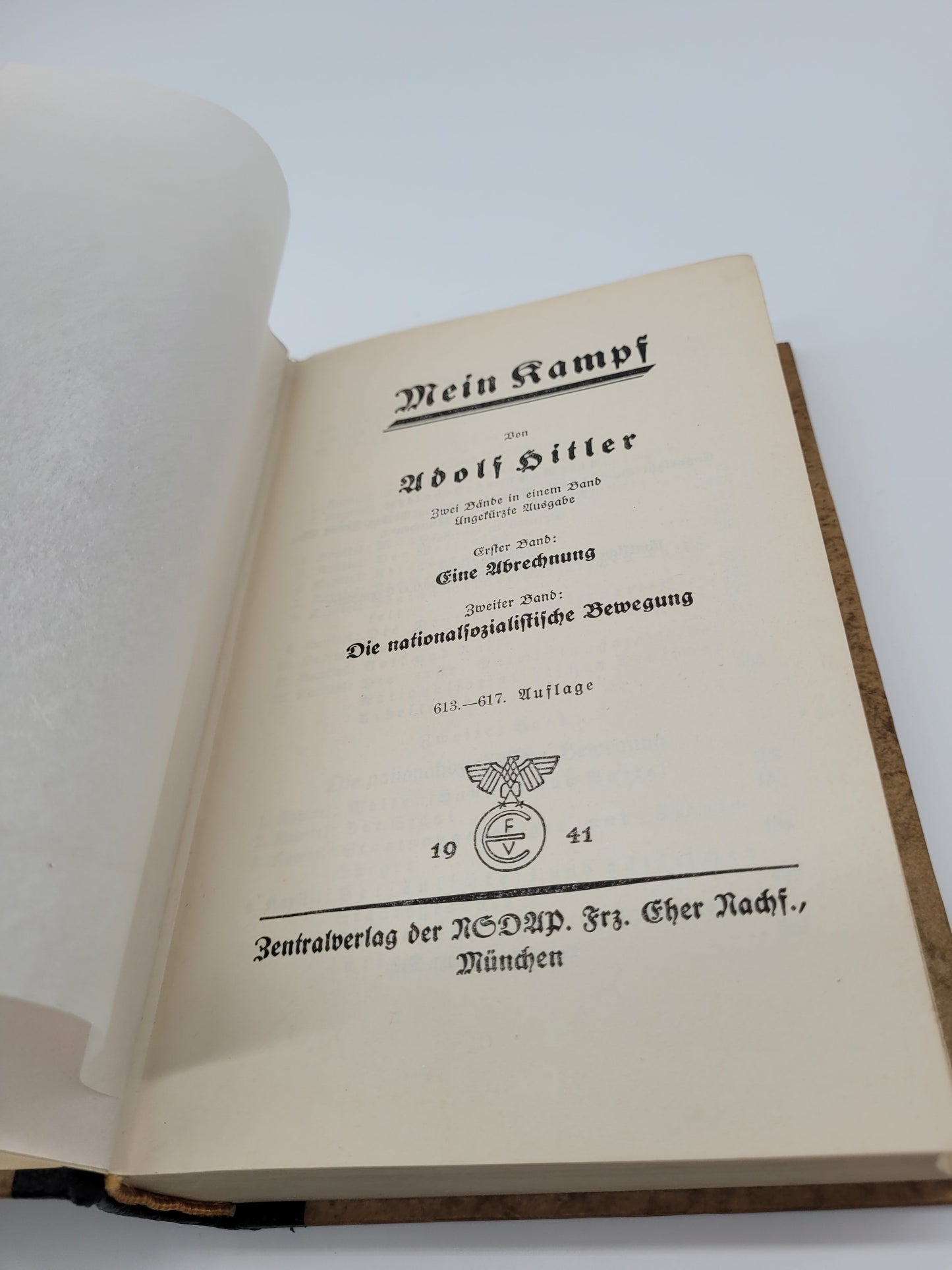 Mein Kampf Hochzeitsausgabe Recklinghausen (Blanko)
