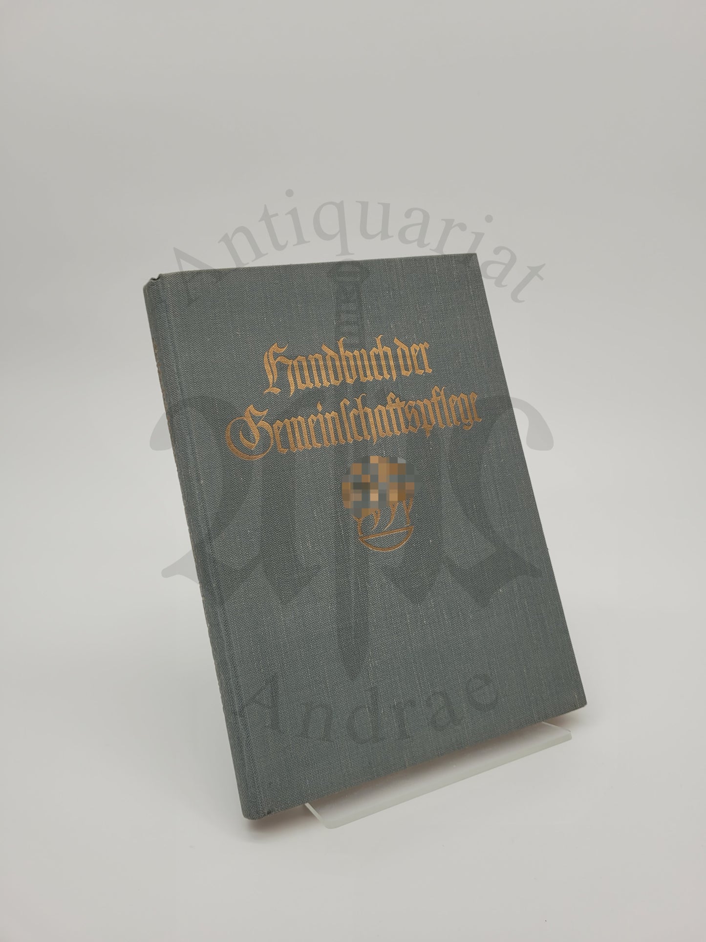 Handbuch der Gemeinschaftspflege (Original Schutzumschlag)