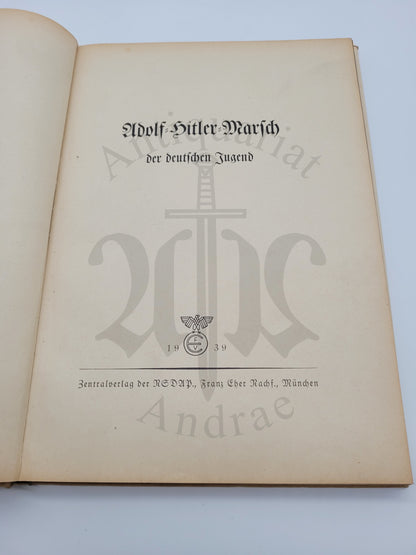 Adolf Hitlermarsch der deutschen Jugend (Original Schutzumschlag)
