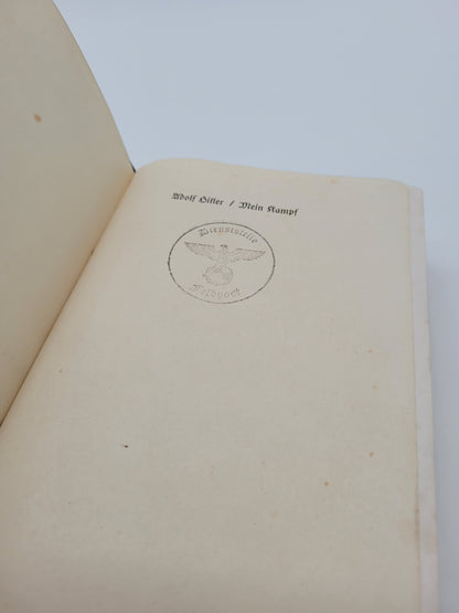 Mein Kampf Volksausgabe 1935 (Dienstellenstempel)