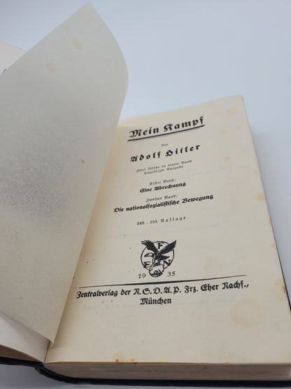 Mein Kampf Volksausgabe 1935 (Dienstellenstempel)