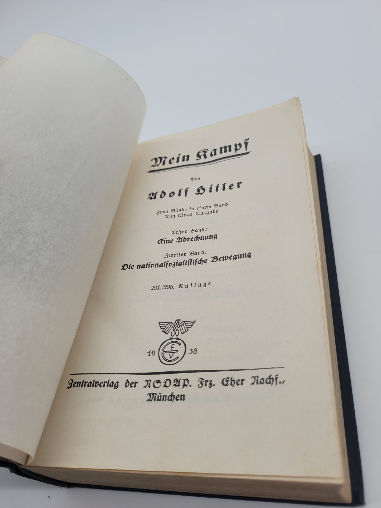 Mein Kampf Volksausgabe 1938
