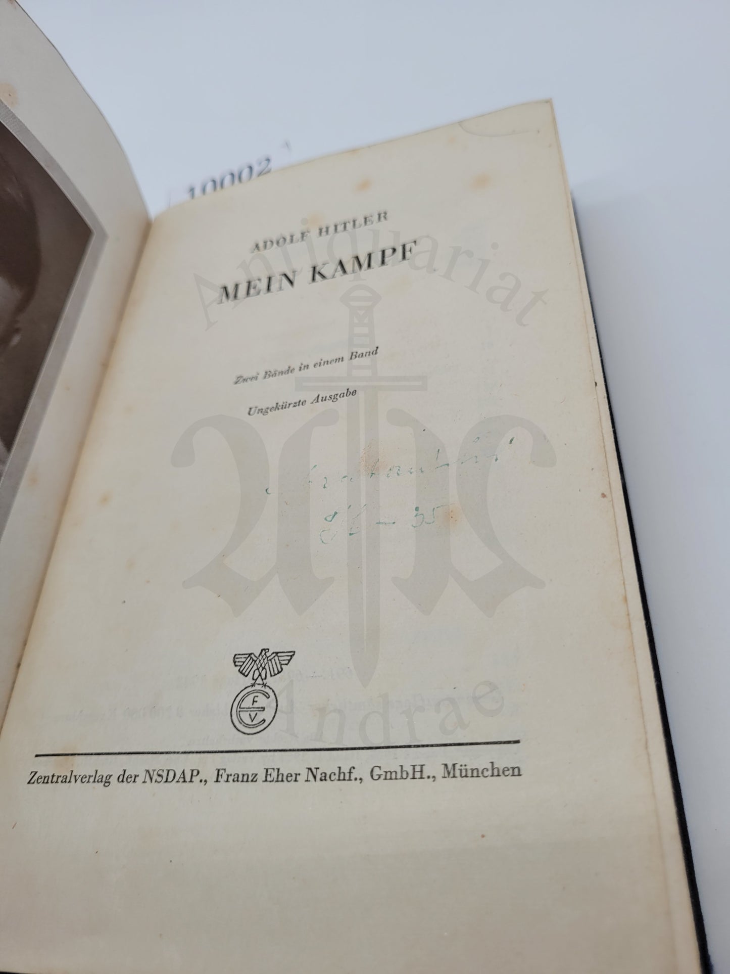 Mein Kampf Volksausgabe 1942 (Druckschrift)