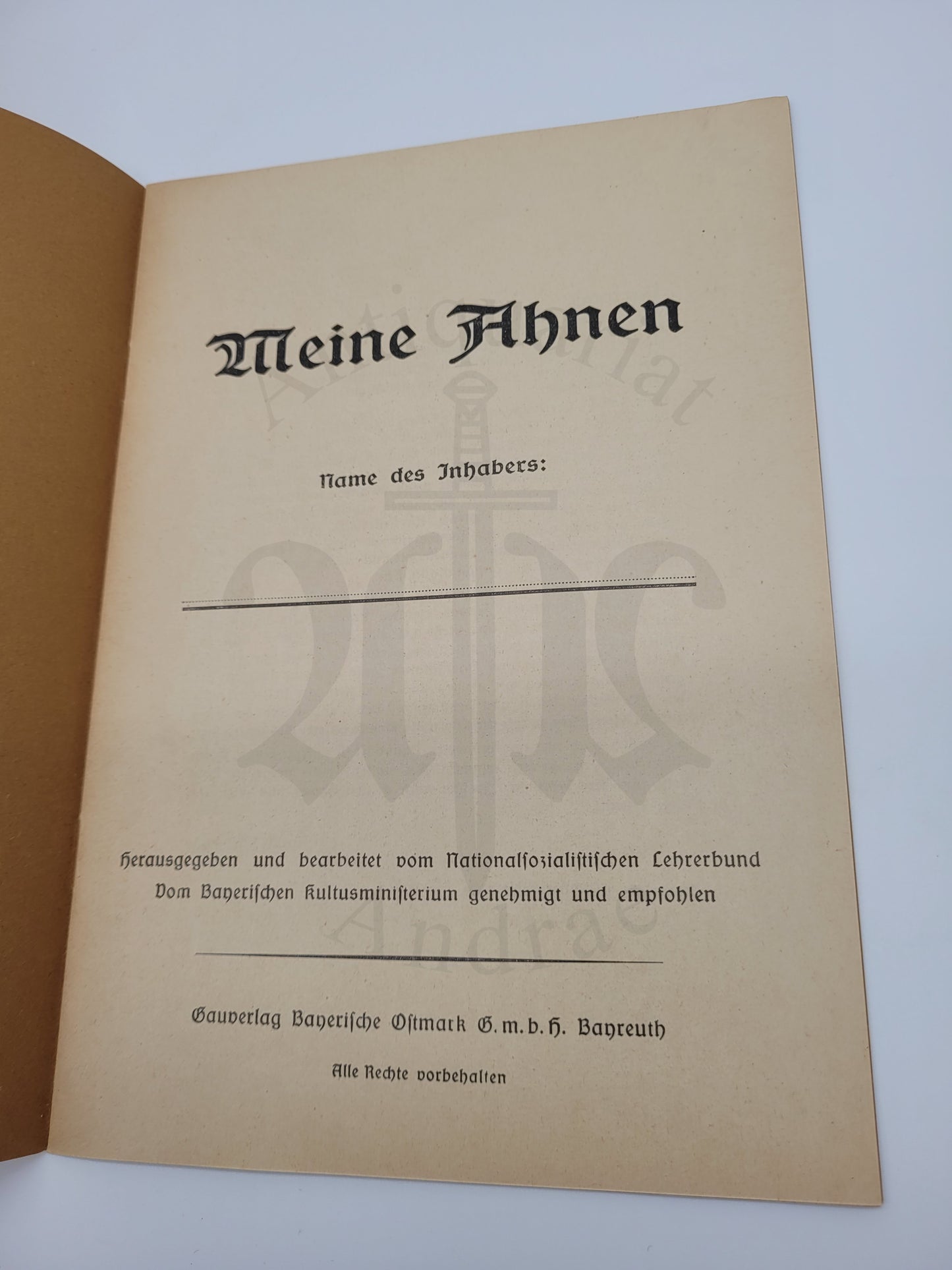 Meine Ahnen (Blanko)