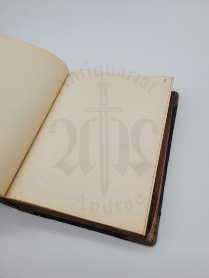 Leeres Notizbuch inkl. Register
