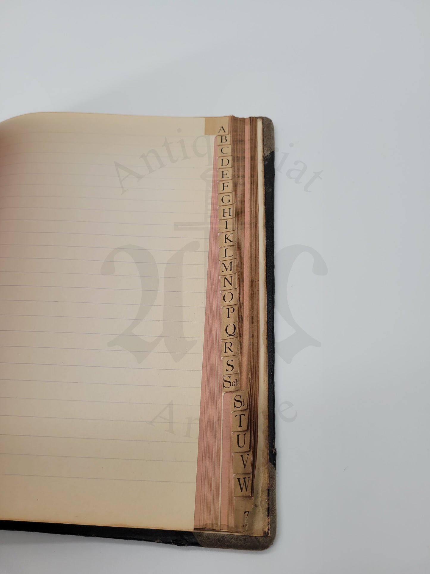 Leeres Notizbuch inkl. Register