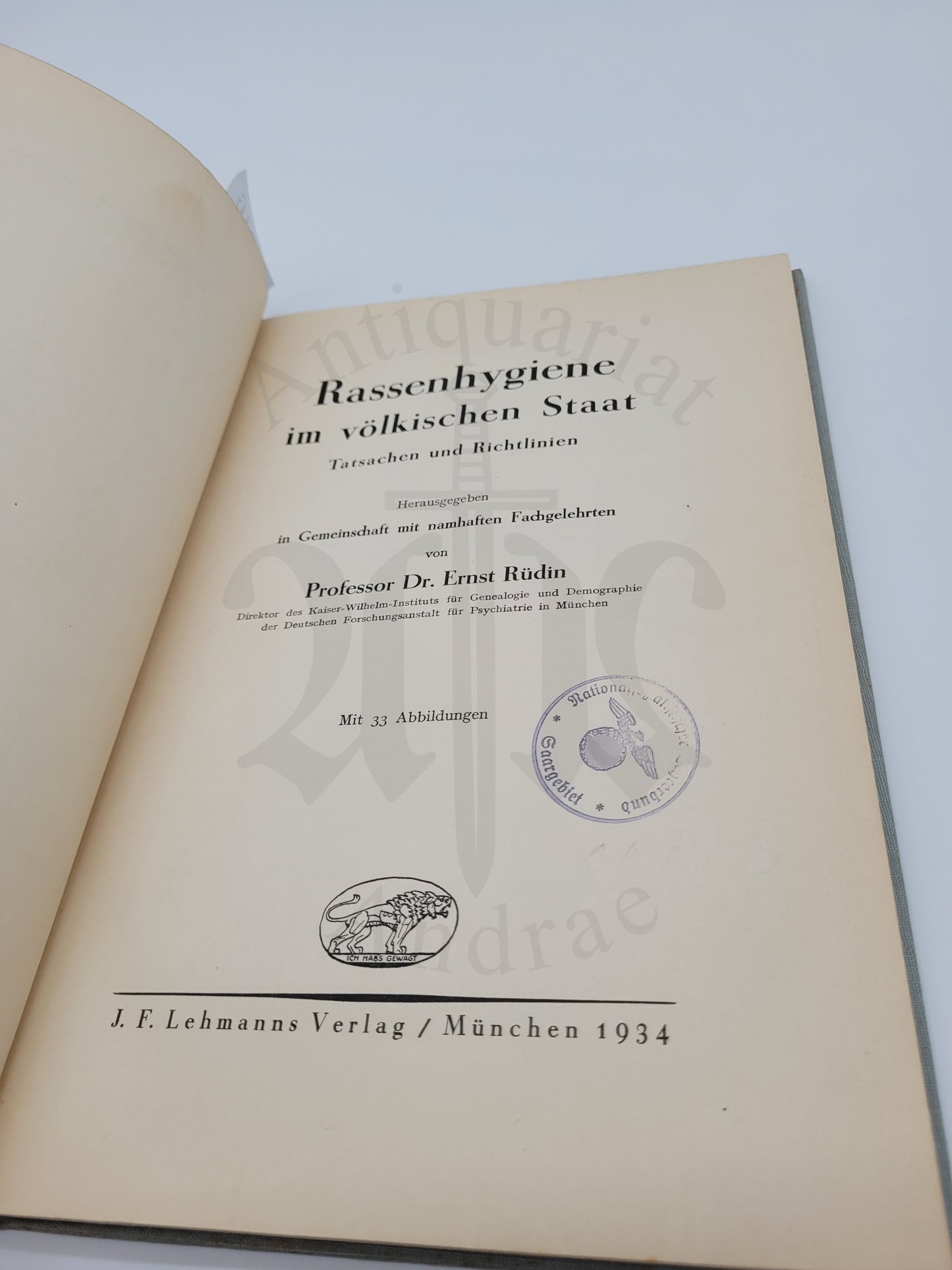 Rassenhygiene im völkischen Staat