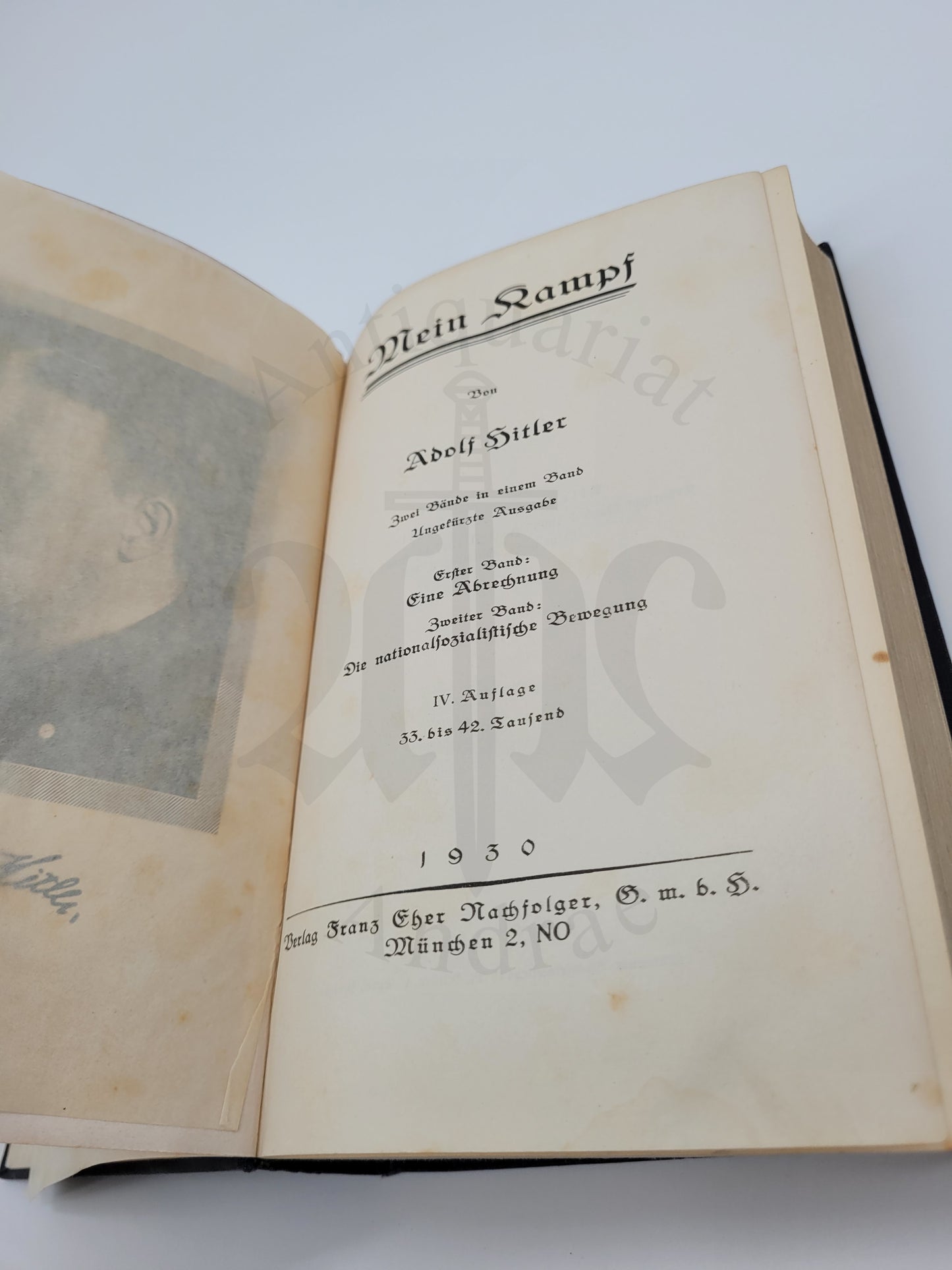 Mein Kampf (frühe) Volksausgabe 1930