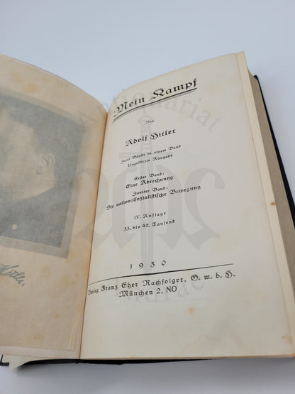 Mein Kampf (frühe) Volksausgabe 1930