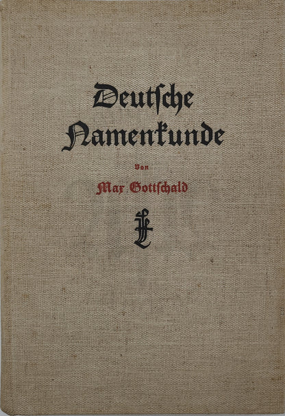 Deutsche Namenkunde