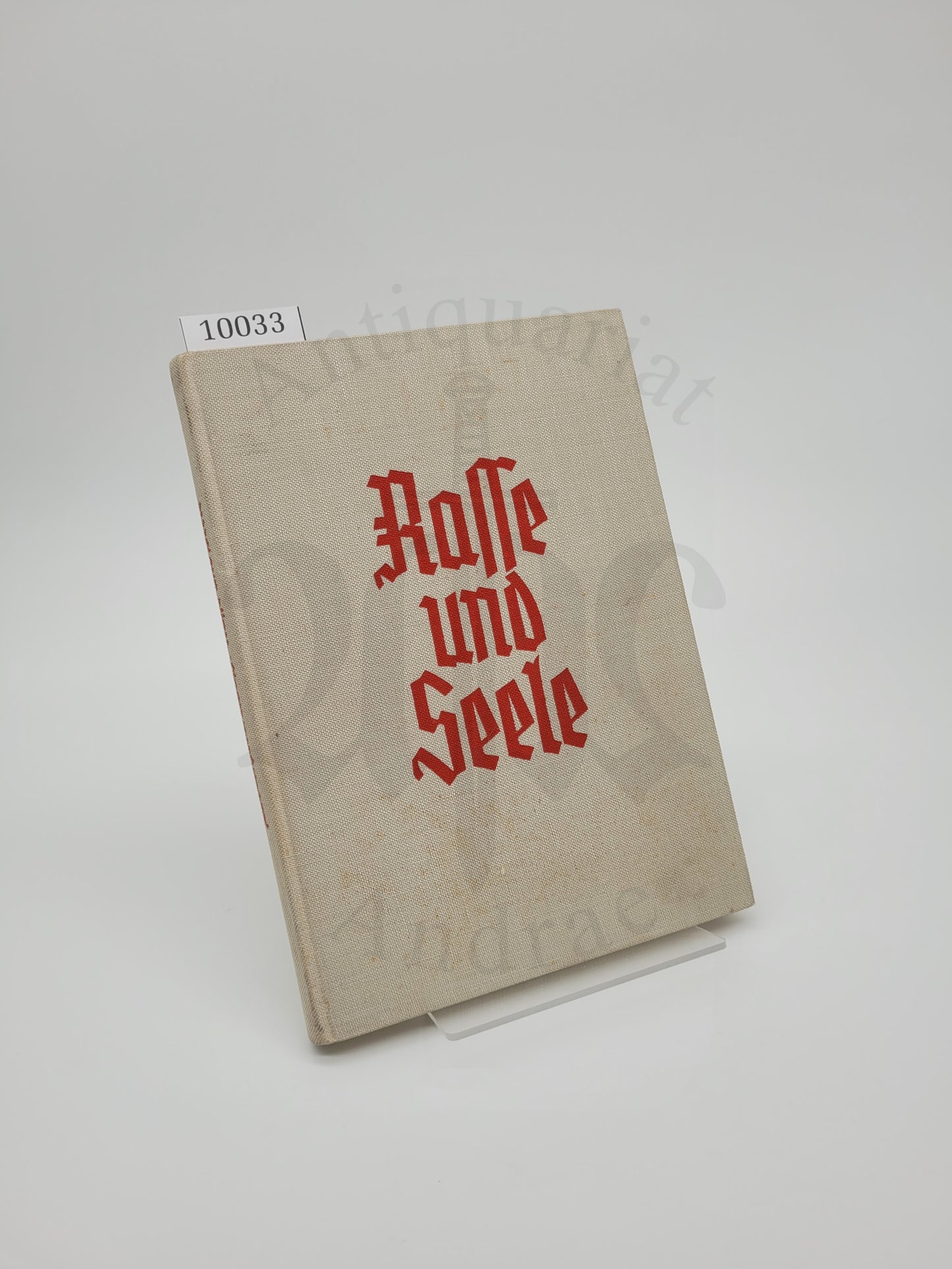 Rasse und Seele (Orig. Schutzumschlag)
