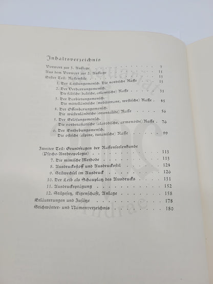 Rasse und Seele (Orig. Schutzumschlag)