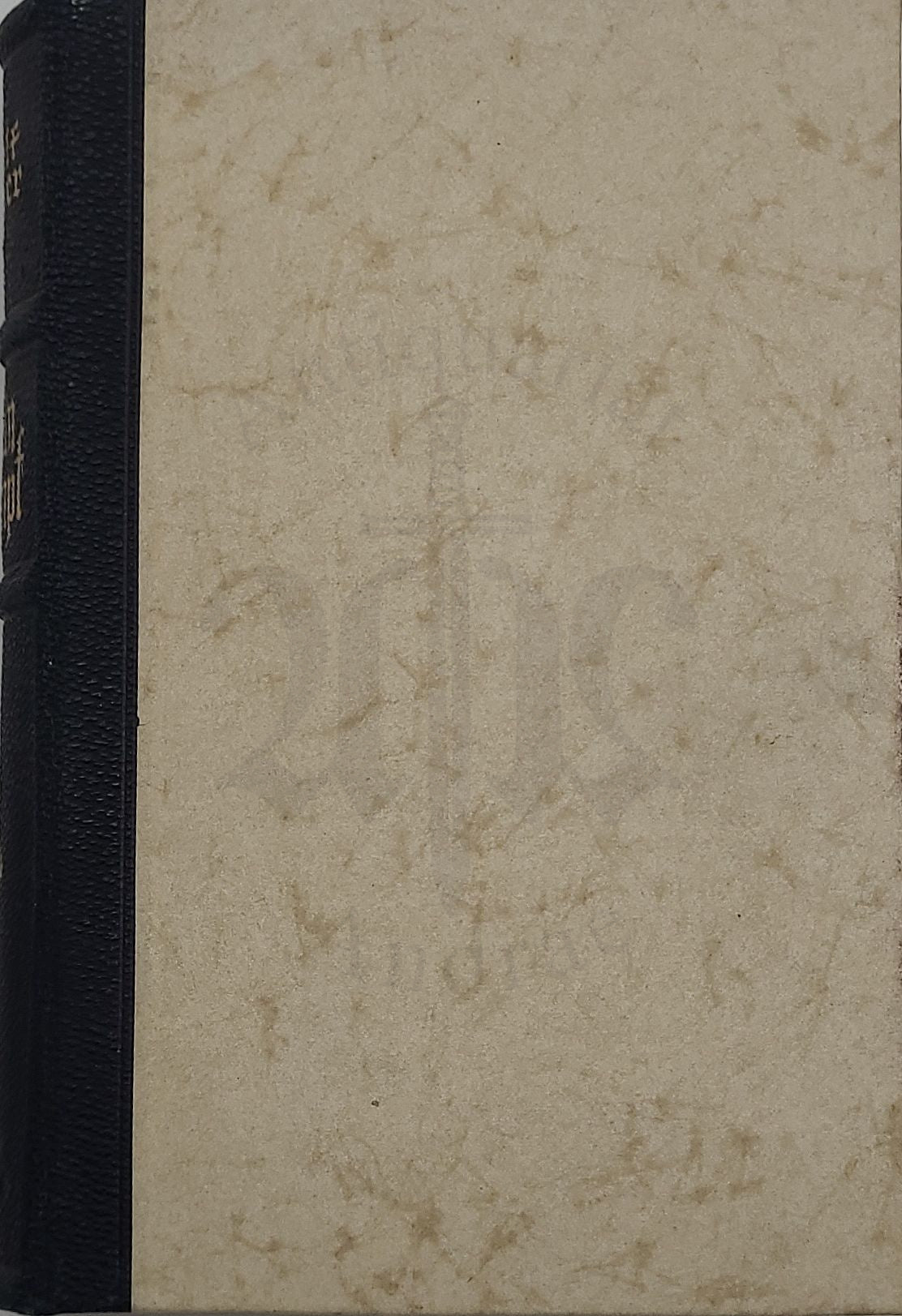 Mein Kampf Hochzeitsausgabe (Druckschrift) +  Verleihungsbild (SS Mann)