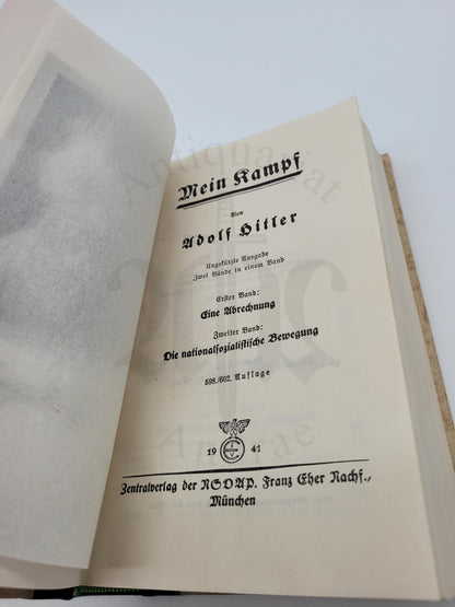 Mein Kampf Hochzeitsausgabe 1941