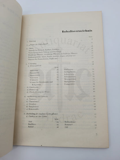 Deutsche Gewürze (letze Auflage)