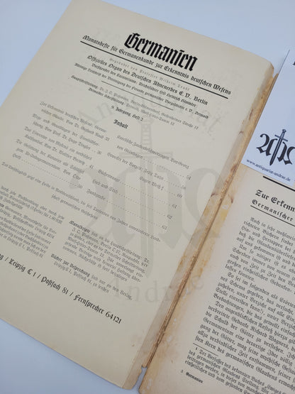 Germanien (Ahnenerbe) (Heft 2. 1937)