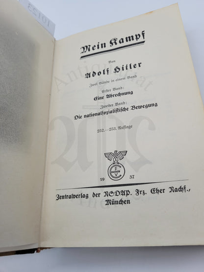 Mein Kampf Hochzeitsausgabe 1937 (+ Schuber)