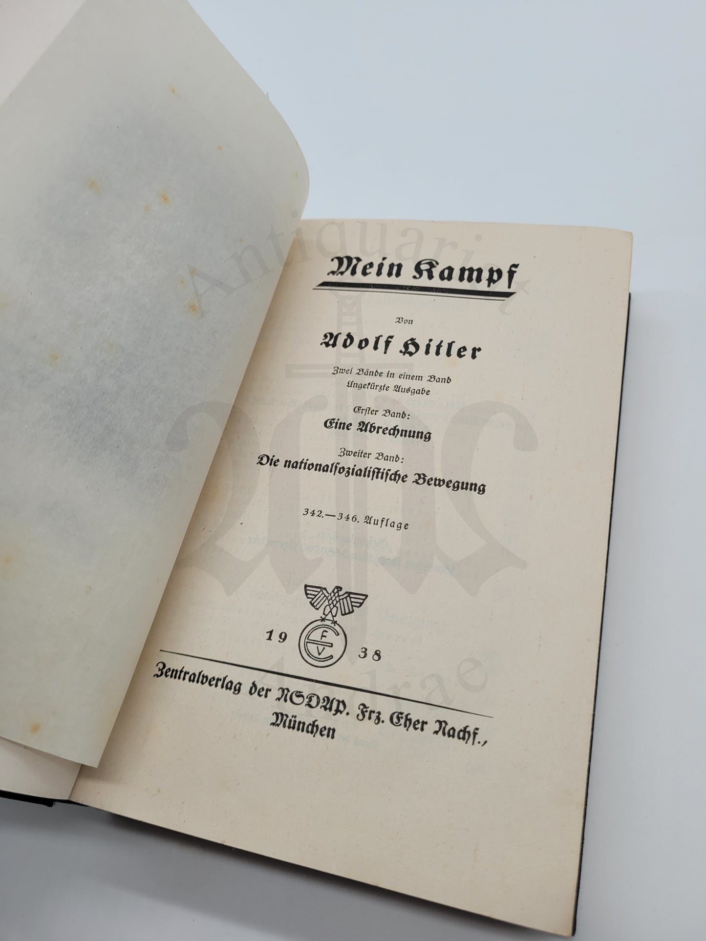 Mein Kampf Volksausgabe 1938