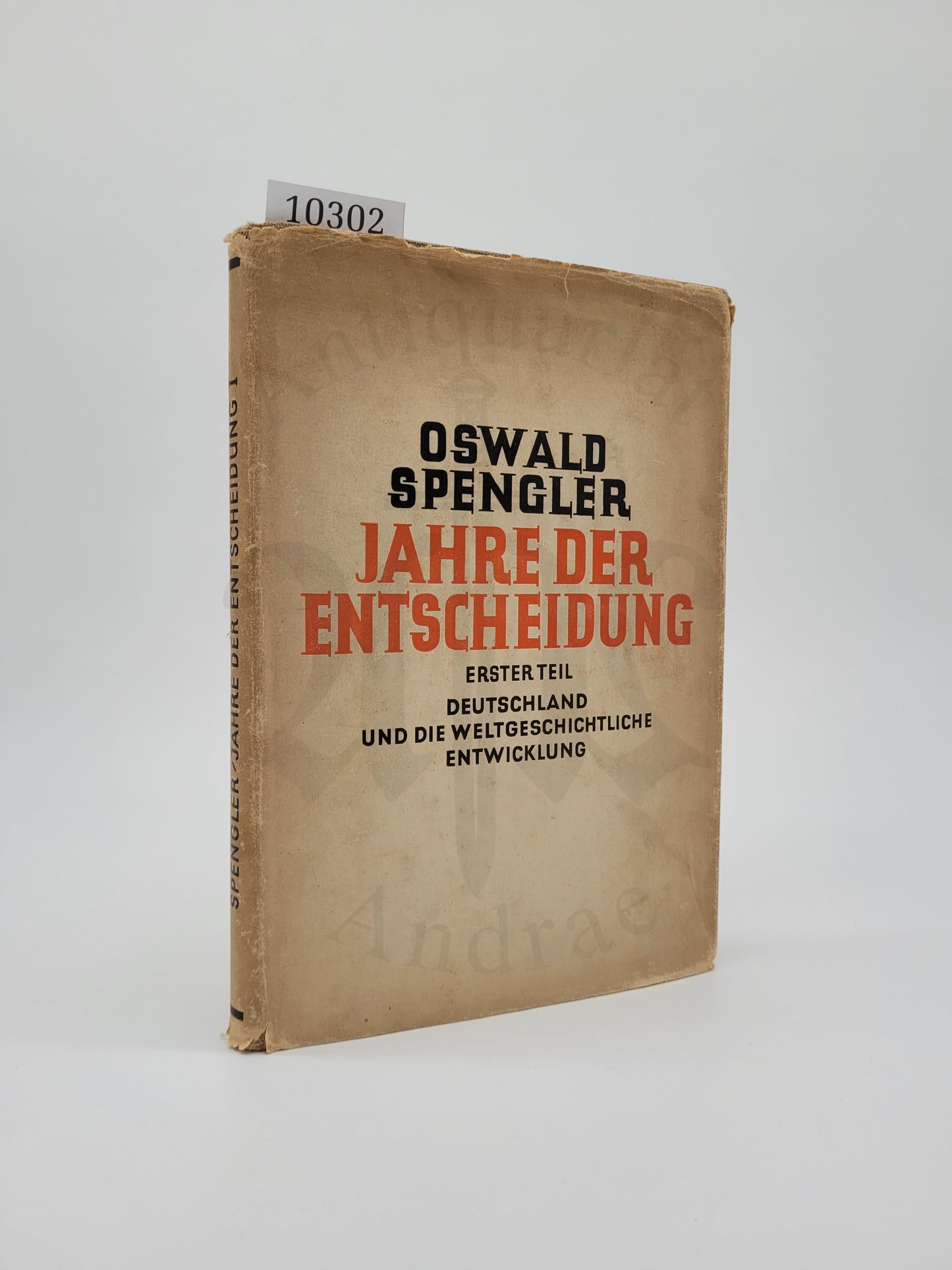 Jahre der Entscheidung (Orig. Schutzumschlag)
