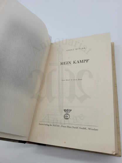 Mein Kampf Hochzeitsausgabe Northeim (Druckschrift) (+ Schuber)