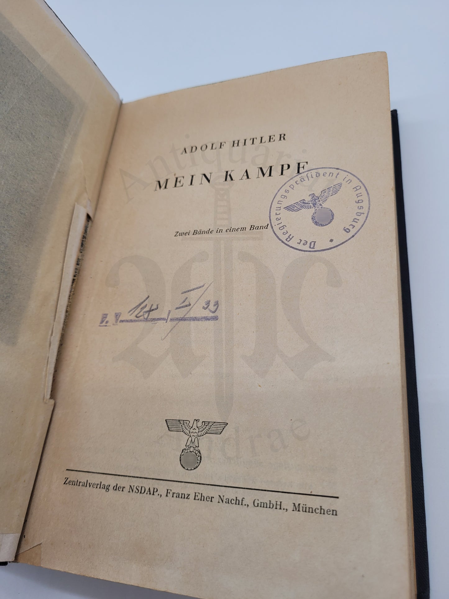 Mein Kampf Volksausgabe 1943 (Druckschrift)