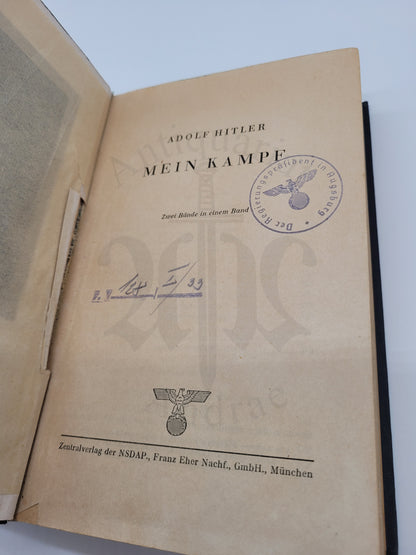 Mein Kampf Volksausgabe 1943 (Druckschrift)