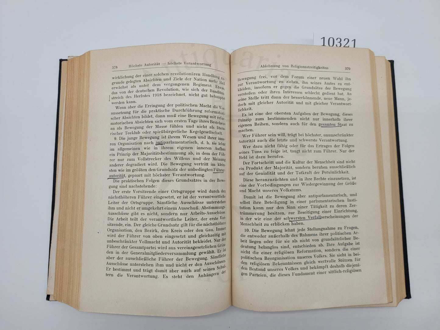 Mein Kampf Volksausgabe 1943 (Druckschrift)