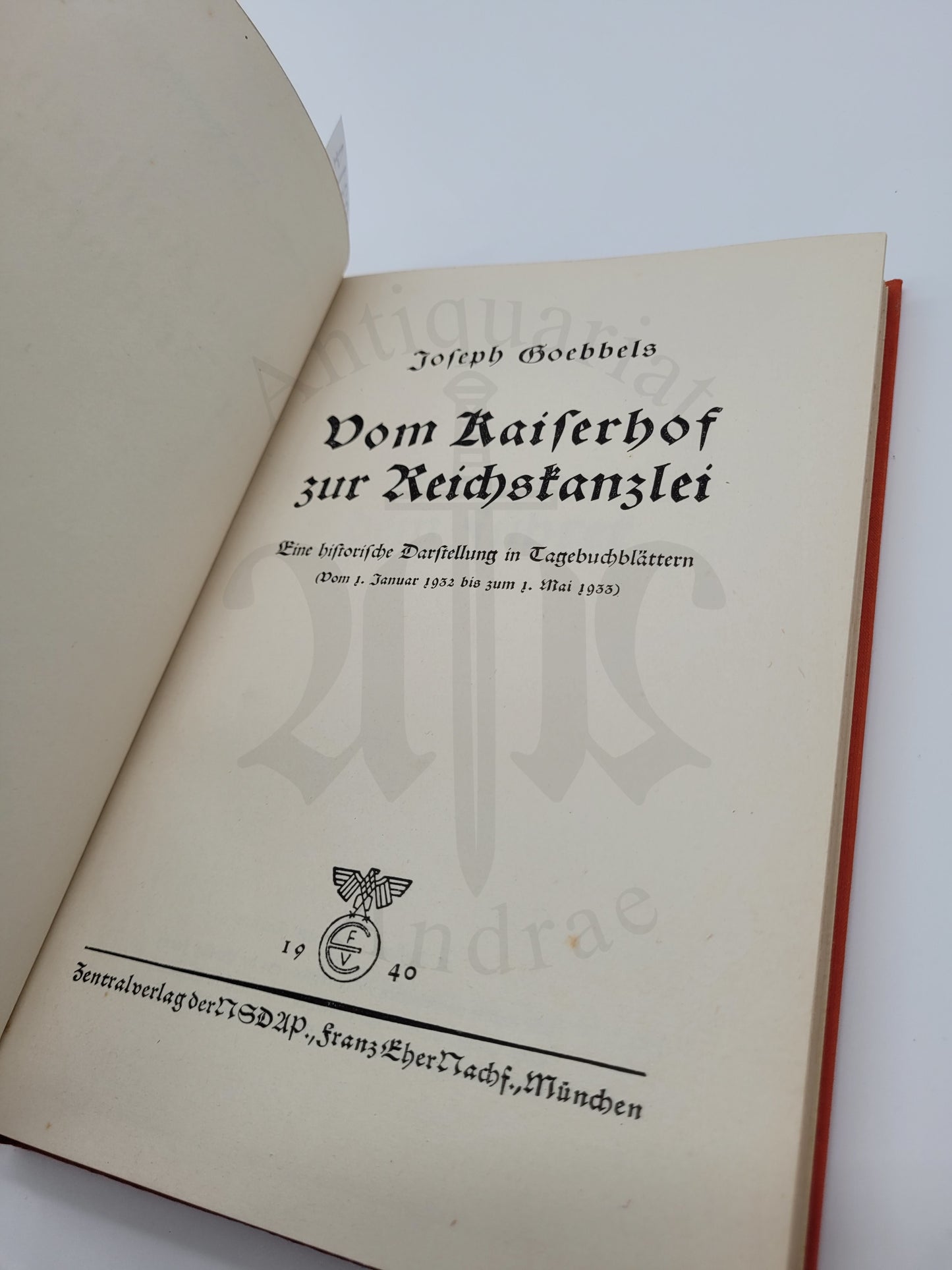 Vom Kaiserhof zur Reichskanzlei
