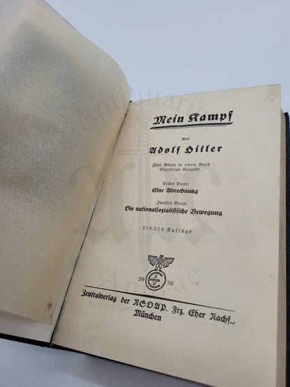 Mein Kampf Volksausgabe 1936