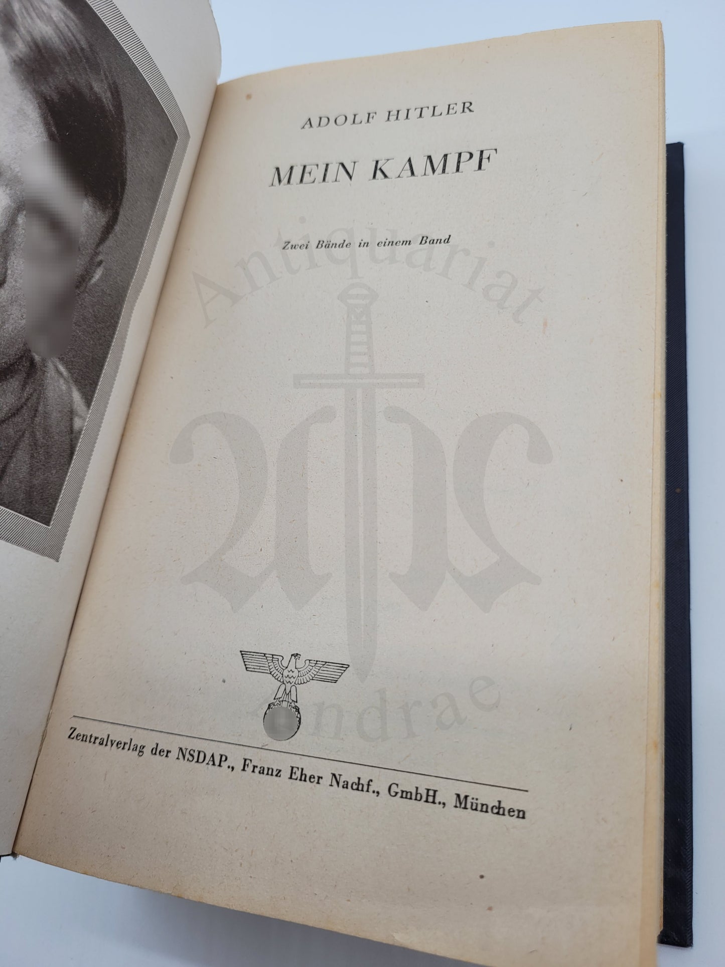 Mein Kampf letzte Volksausgabe 1944 (Druckschrift) (Selten)