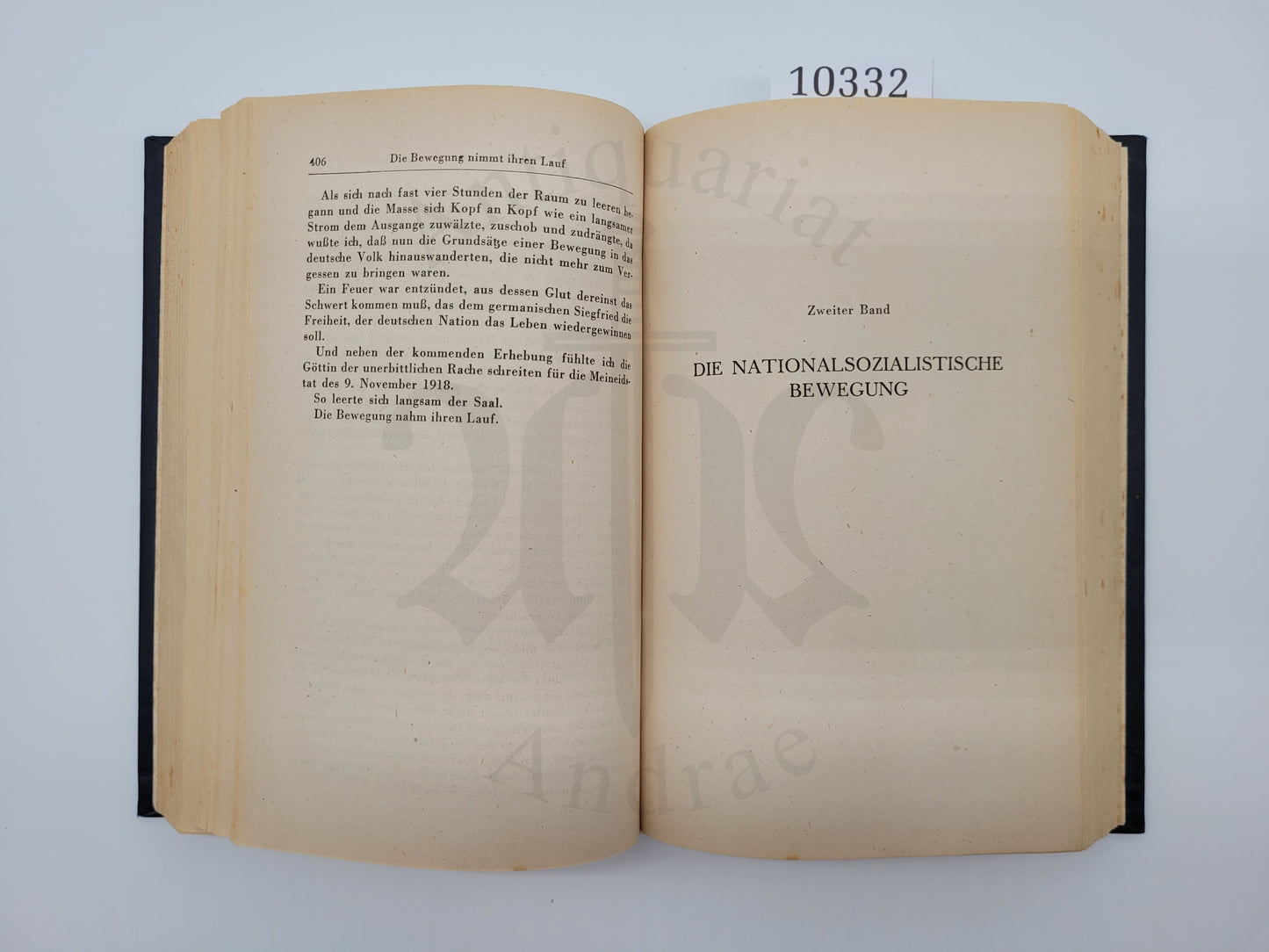 Mein Kampf letzte Volksausgabe 1944 (Druckschrift) (Selten)