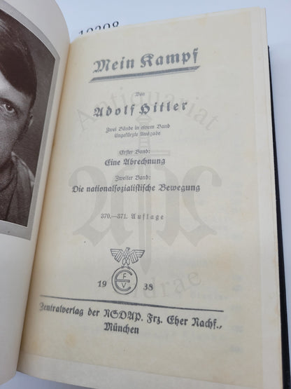 Mein Kampf Volksausgabe 1938
