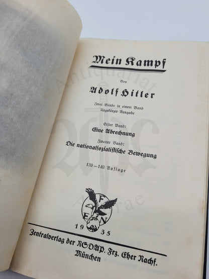 Mein Kampf Volksausgabe 1935