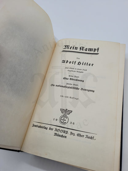 Mein Kampf Volksausgabe 1936