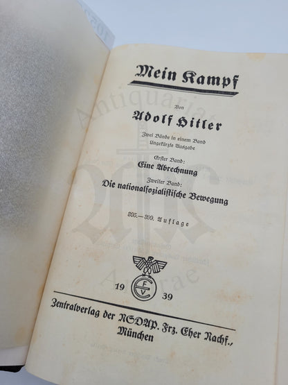 Mein Kampf Hochzeitsausgabe Porz (im Schuber) (Mint)