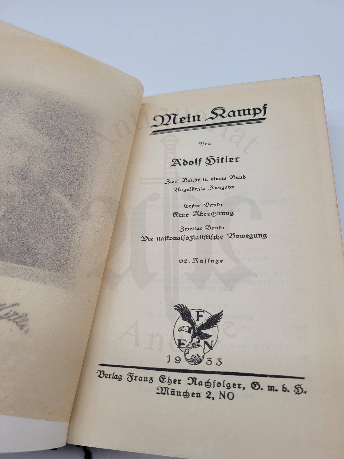 Mein Kampf Volksausgabe 1933 (Mint)