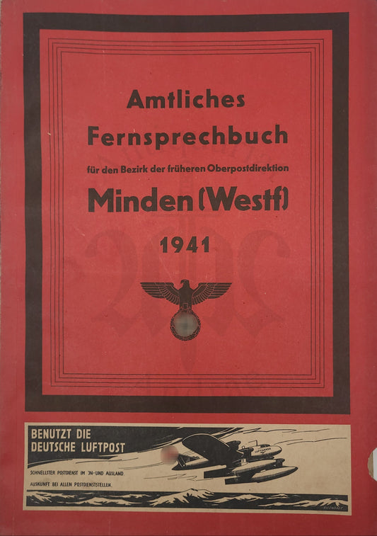 Amtliches Fernsprechbuch Minden (Westf)