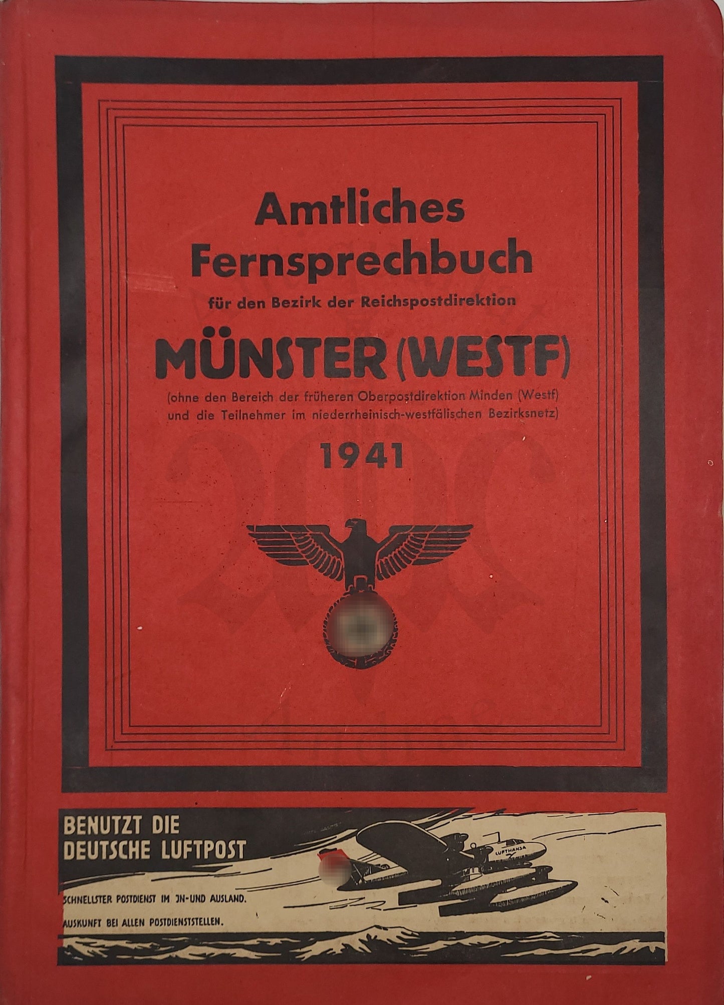 Amtliches Fernsprechbuch Münster (Westf)