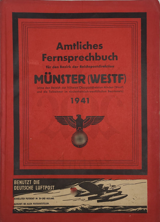 Amtliches Fernsprechbuch Münster (Westf)