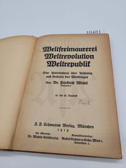 Weltfreimaurerei Weltrevolution Weltrepublik